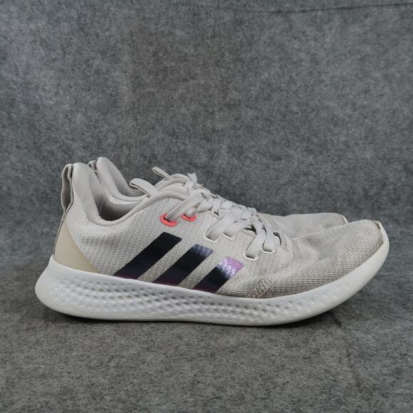 Adidas Shoes Womens 7.5 Athletic Trainer Running Puremotion Sneaker Casual White - Picture 1 of 12